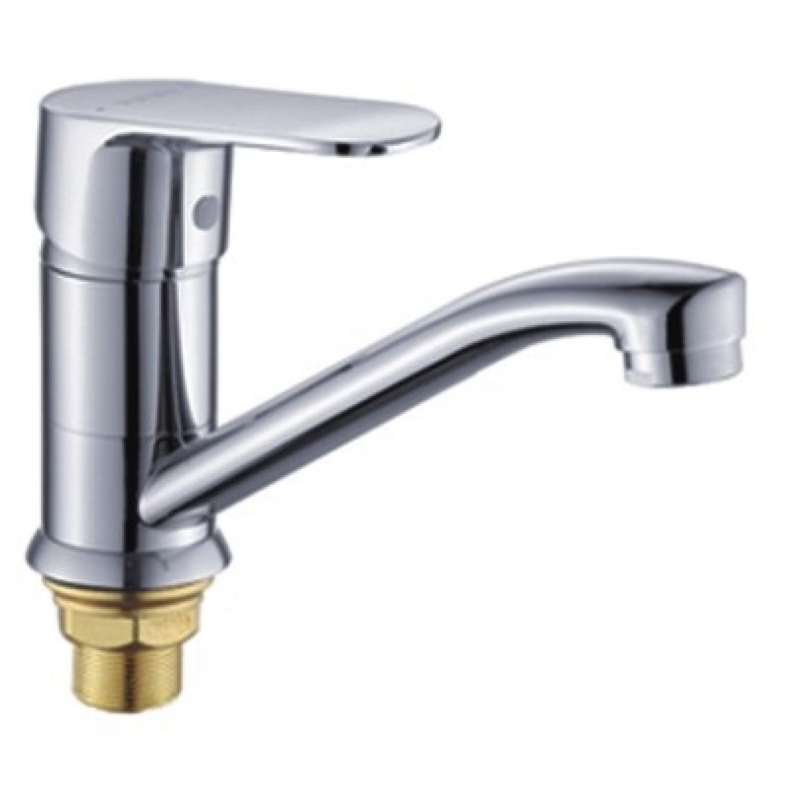 Смеситель для кухни с коротким изливом Potato (Потато) Хром (P45202)