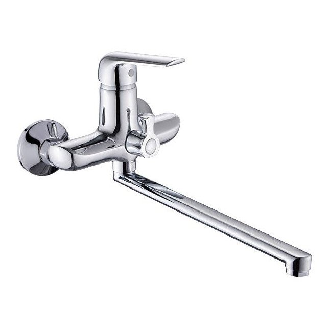 Смеситель для ванны универсальный однорычажный Potato (Потато) Хром (P22207)