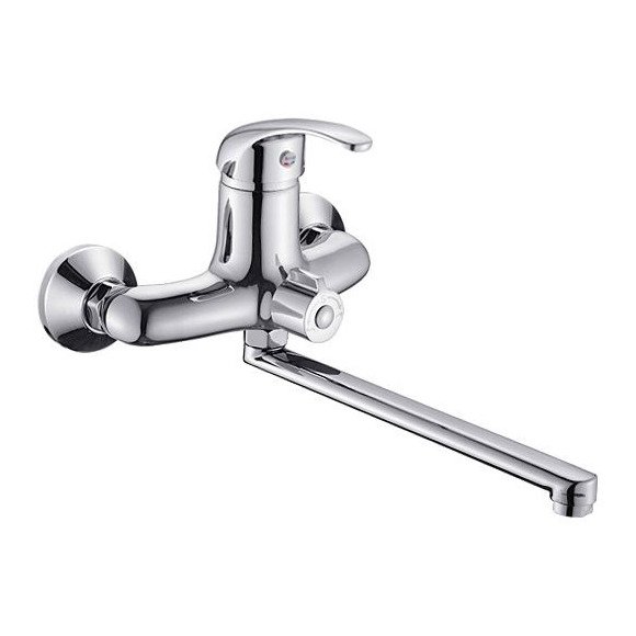 Смеситель для ванны универсальный однорычажный Potato (Потато) Хром (P22210)