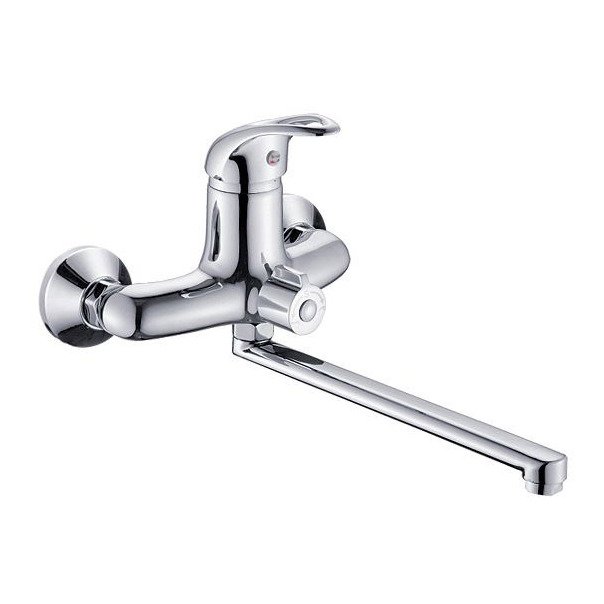 Смеситель для ванны универсальный однорычажный Potato (Потато) Хром (P22211)