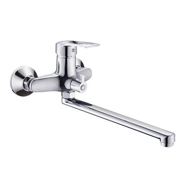 Смеситель для ванны универсальный однорычажный Potato (Потато) Хром (P22217)