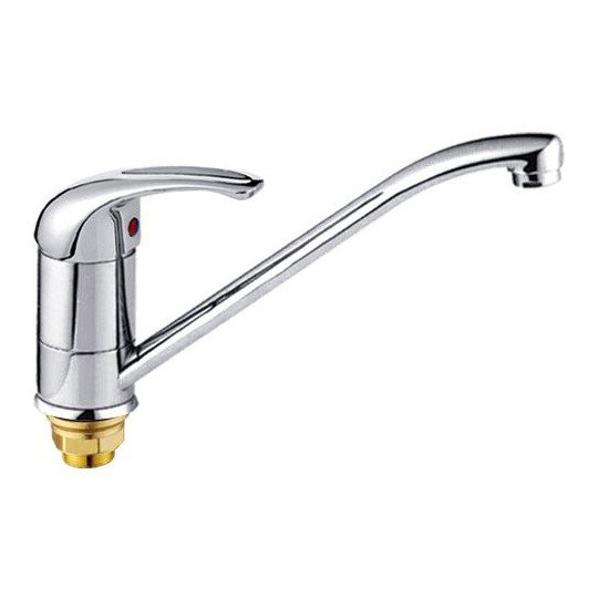 Смеситель для кухни с длинным изливом Potato (Потато) Хром (P4904)