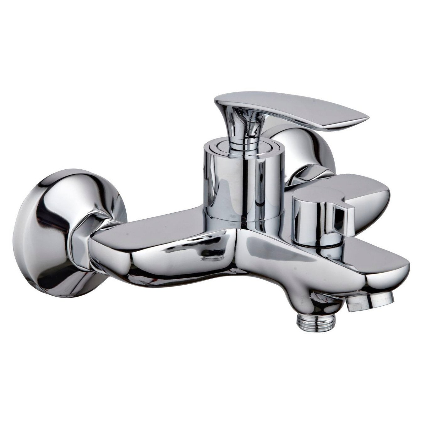 Смеситель для ванны с коротким изливом Potato (Потато) Хром (P30234)