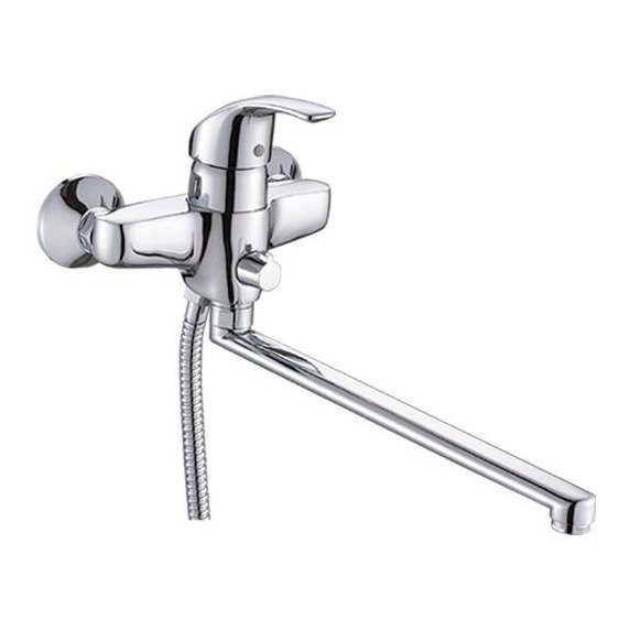 Смеситель для ванны универсальный однорычажный Potato (Потато) Хром (P2207)