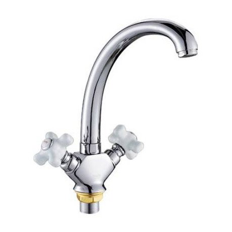 Смеситель для кухни с высоким изливом Potato (Потато) Хром (P4963)