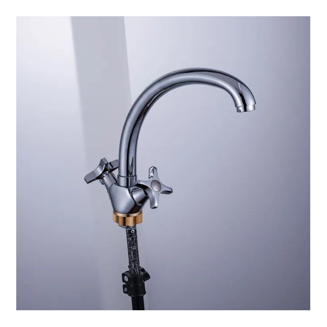 Смеситель для кухни с высоким изливом Potato (Потато) P42312 хром