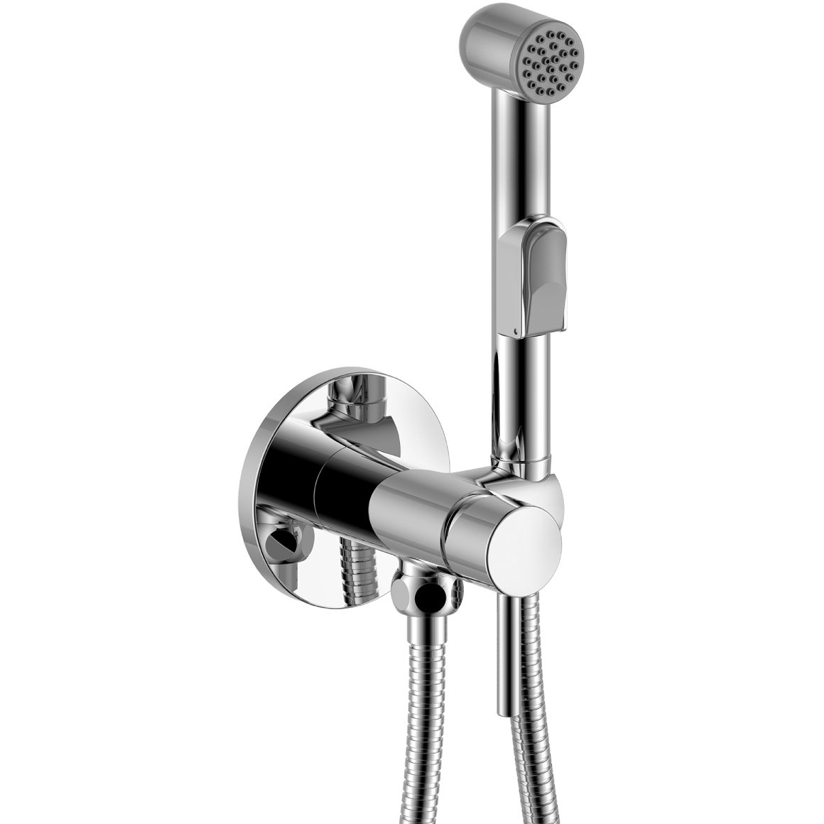 Смеситель для биде Rossinka (Росинка) X25-51 хром с гигиеническим душем