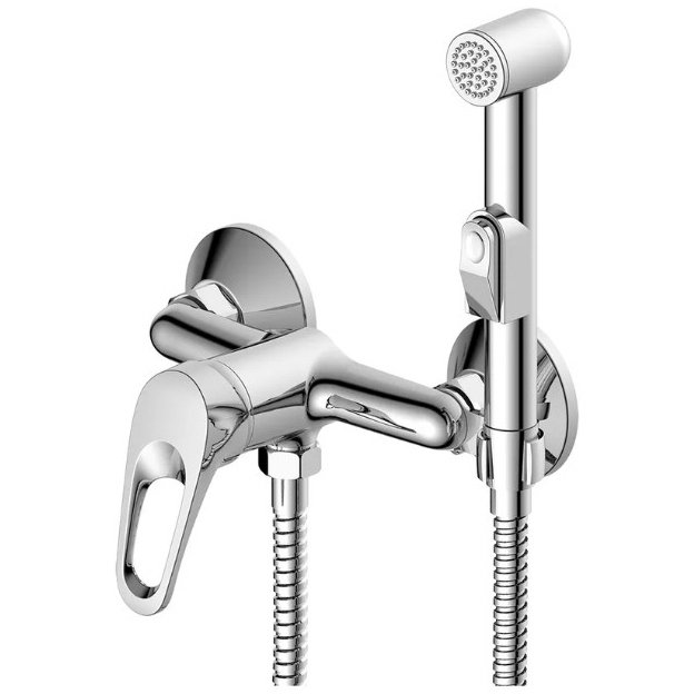 Смеситель для биде с гигиеническим душем Decoroom (Декорум) DR21 (DR21058) хром