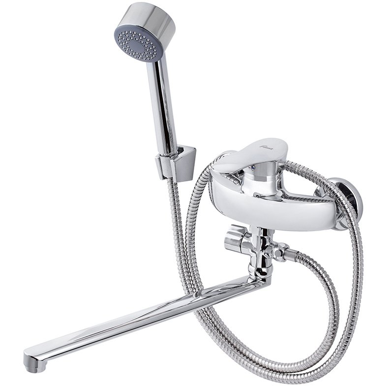 Смеситель для ванны с душем Fauzt (Фауцт) FZs-814-124 тип См-ВУОРНШлА, хром