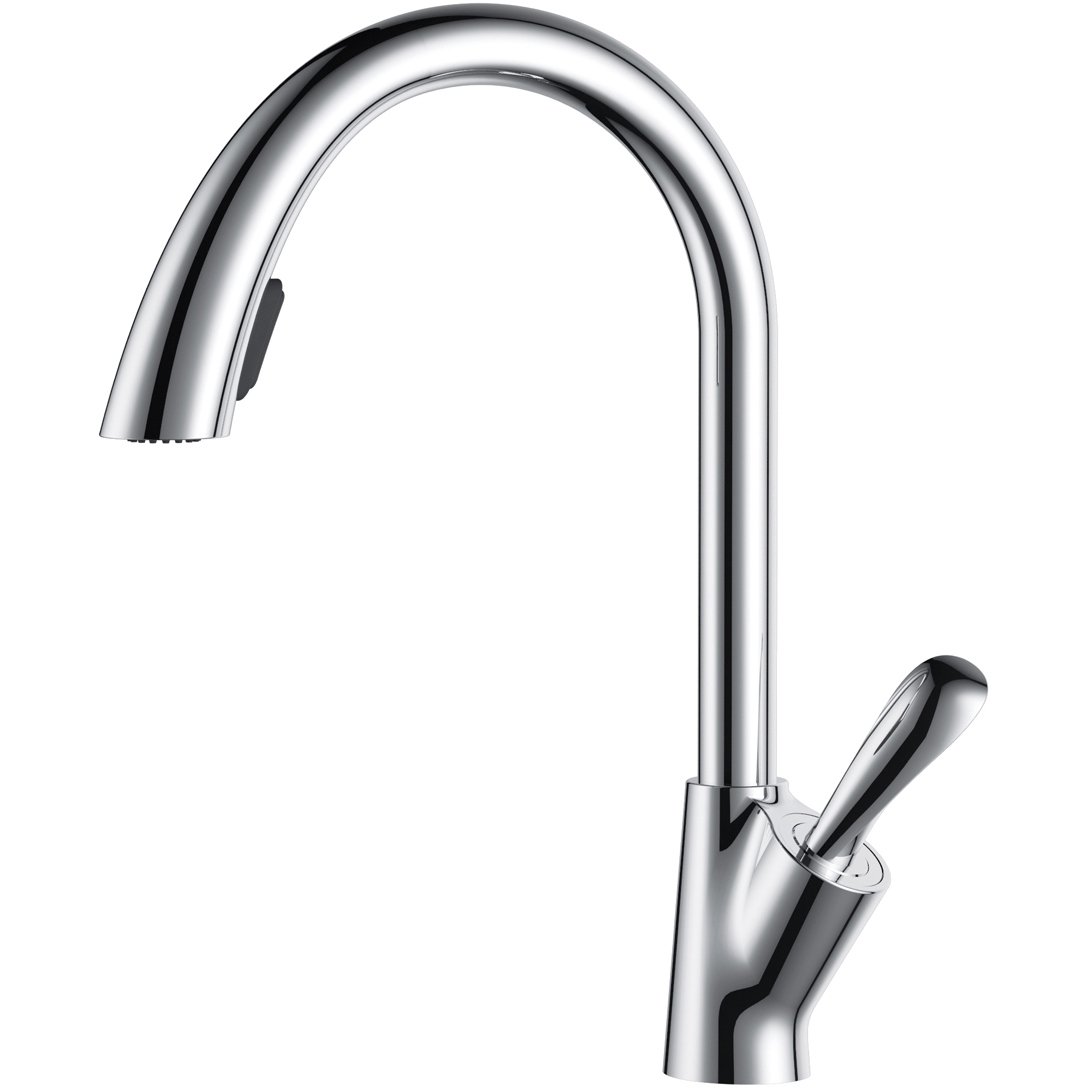 Смеситель для кухни DK (ДК) Venice.Baciano (DA1032541) с выдвижной лейкой хром