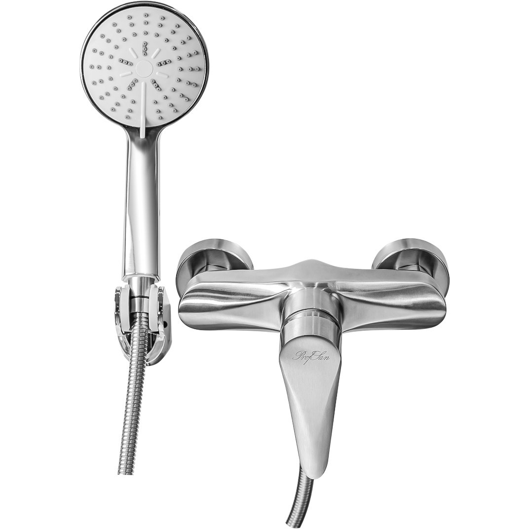 Смеситель для душа ПСМ-Профсан (Profan) Steel PSM-300-4 тип См-ДшОНРШл нержавеющая сталь