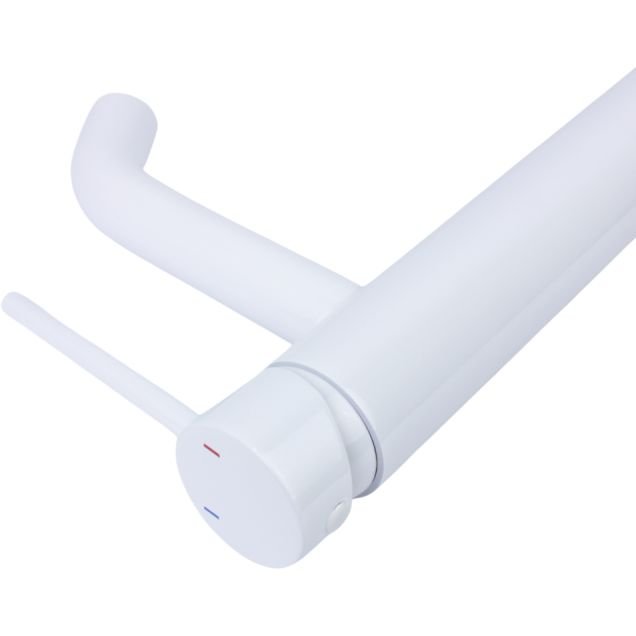 Смеситель для раковины Bronze de Luxe (Бронз Де Люкс) Scandi 1452W, белый