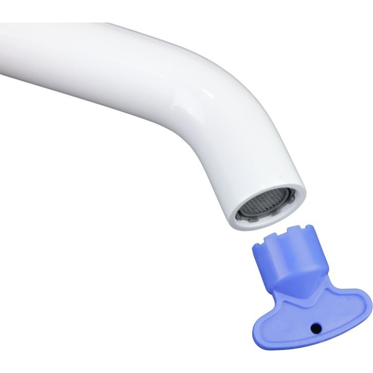 Смеситель для раковины Bronze de Luxe (Бронз Де Люкс) Scandi 1452W, белый