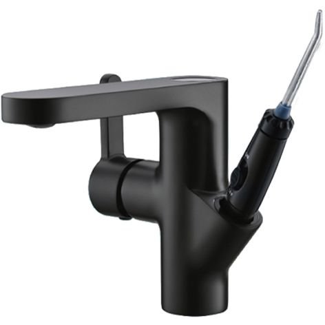 Смеситель для раковины с ирригатором Bronze de Luxe (Бронз Де Люкс) Optimal 10188B, черный