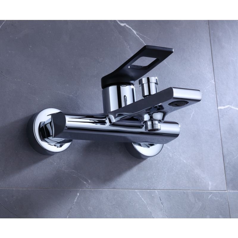 Смеситель для ванны Bronze de Luxe (Бронз Де Люкс) Element EL03CB, хром/черный