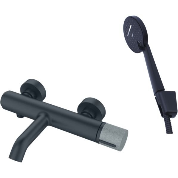 Смеситель для ванны Bronze de Luxe (Бронз Де Люкс) Focus 24603BG, черный