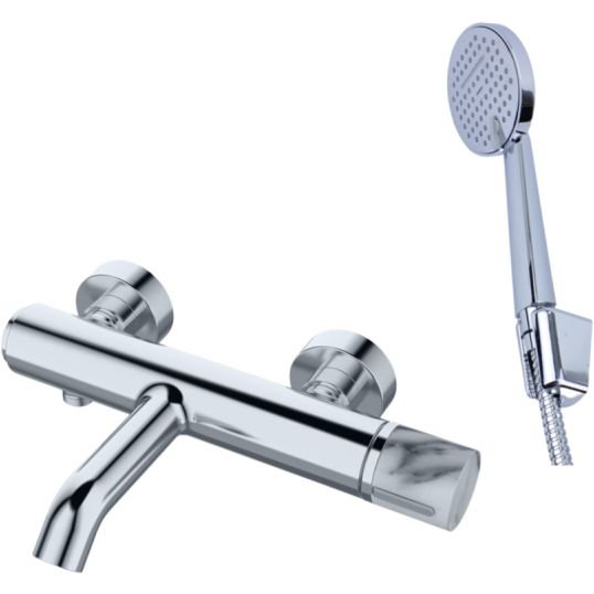 Смеситель для ванны Bronze de Luxe (Бронз Де Люкс) Focus 24603CM, хром