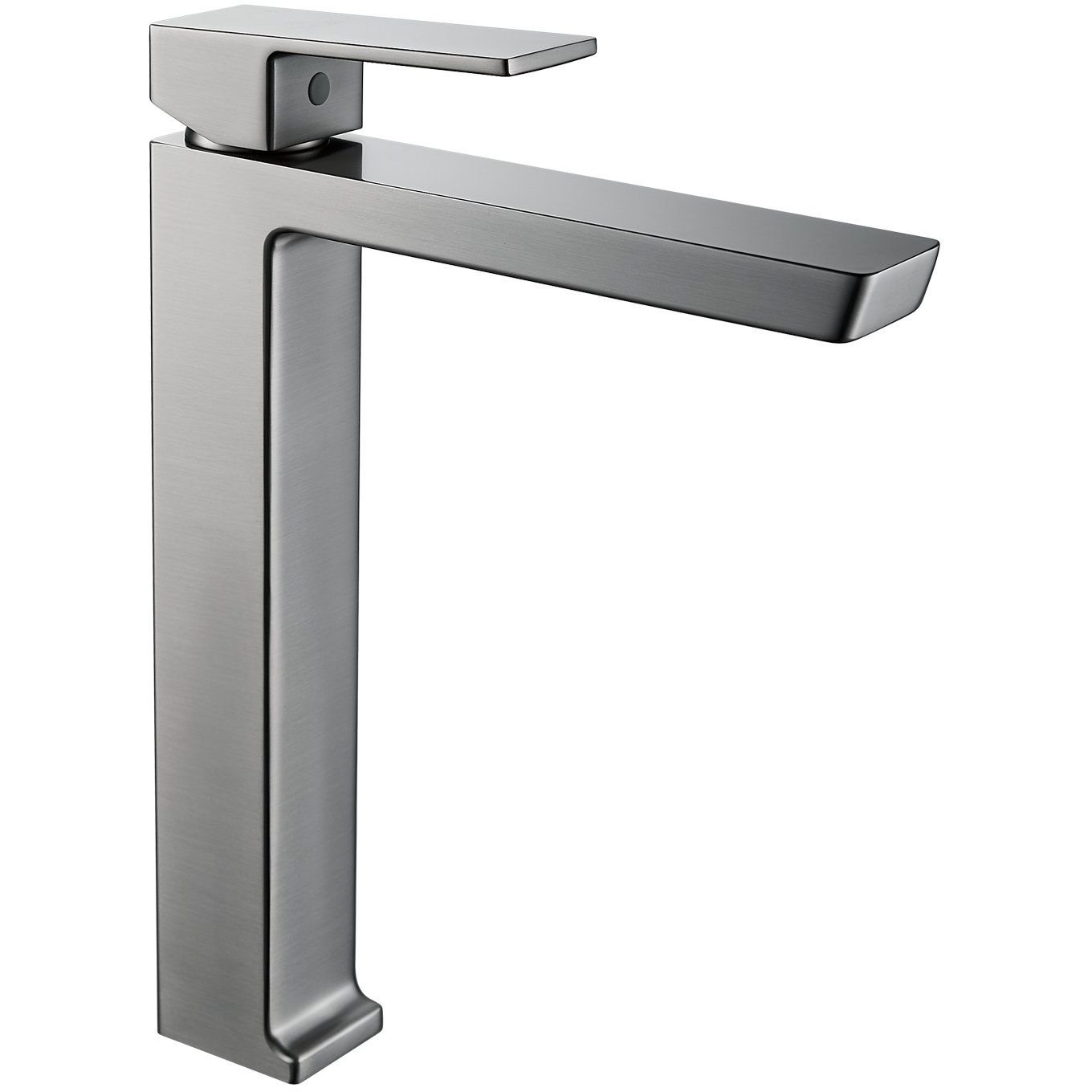 Смеситель для раковины высокий Rose (Розе) R18T R1811T-1, оружейная сталь