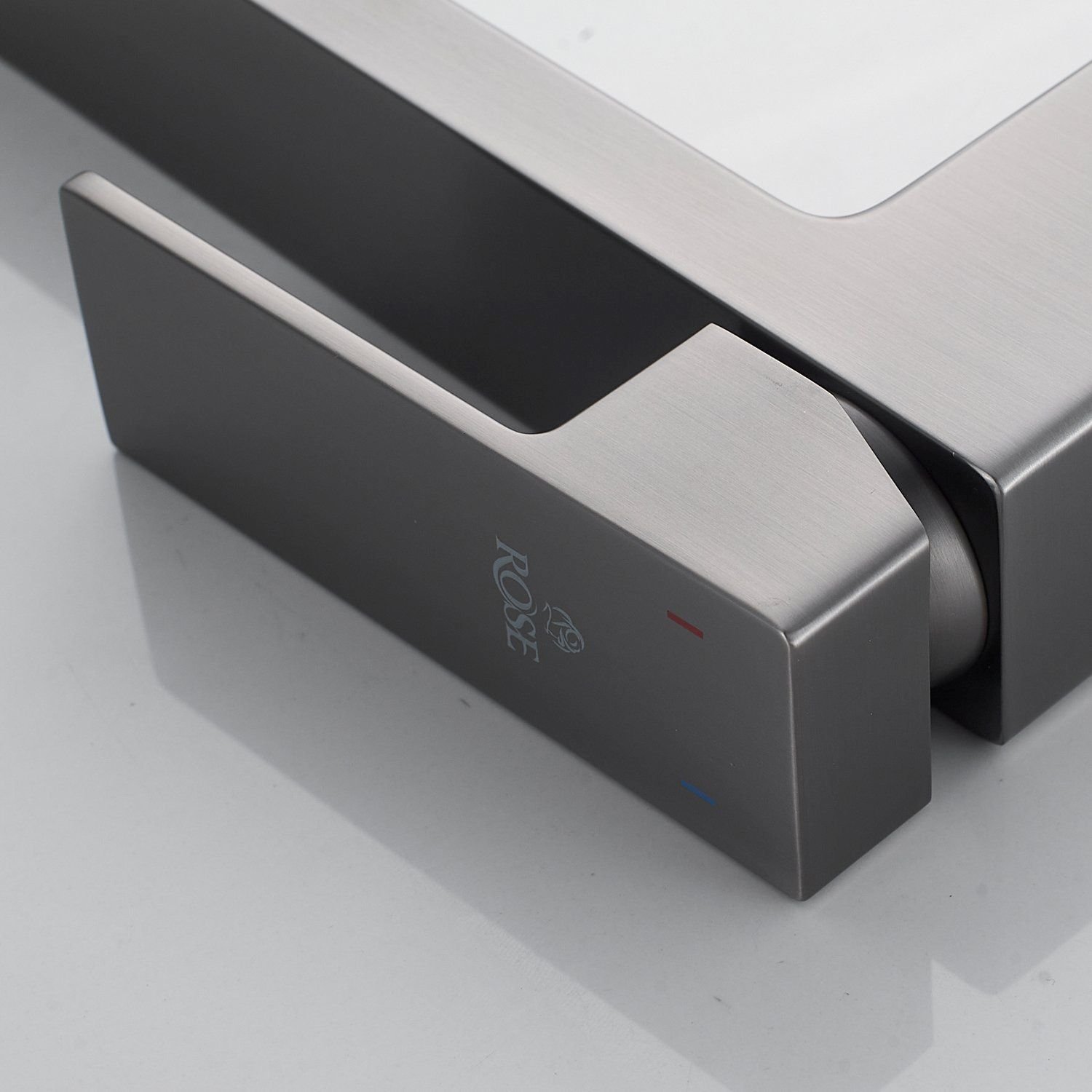 Смеситель для раковины высокий Rose (Розе) R18T R1811T-1, оружейная сталь