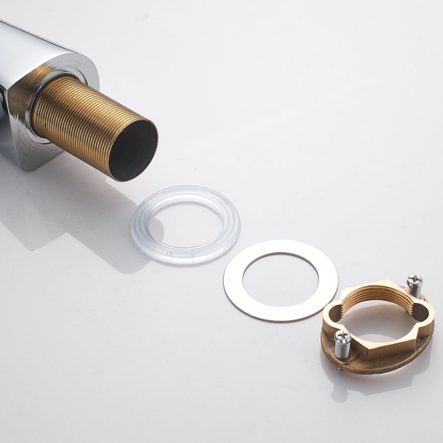 Смеситель для кухни с гибким изливом Shevanik (Шеваник) S543-9, хром/серый