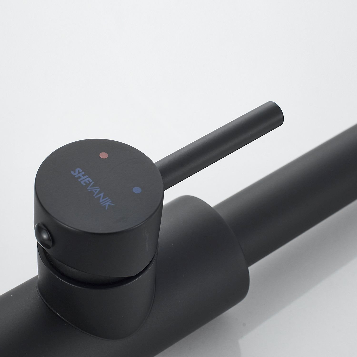 Смеситель для кухни с мультифункциональным изливом Shevanik (Шеваник) S263H, черный