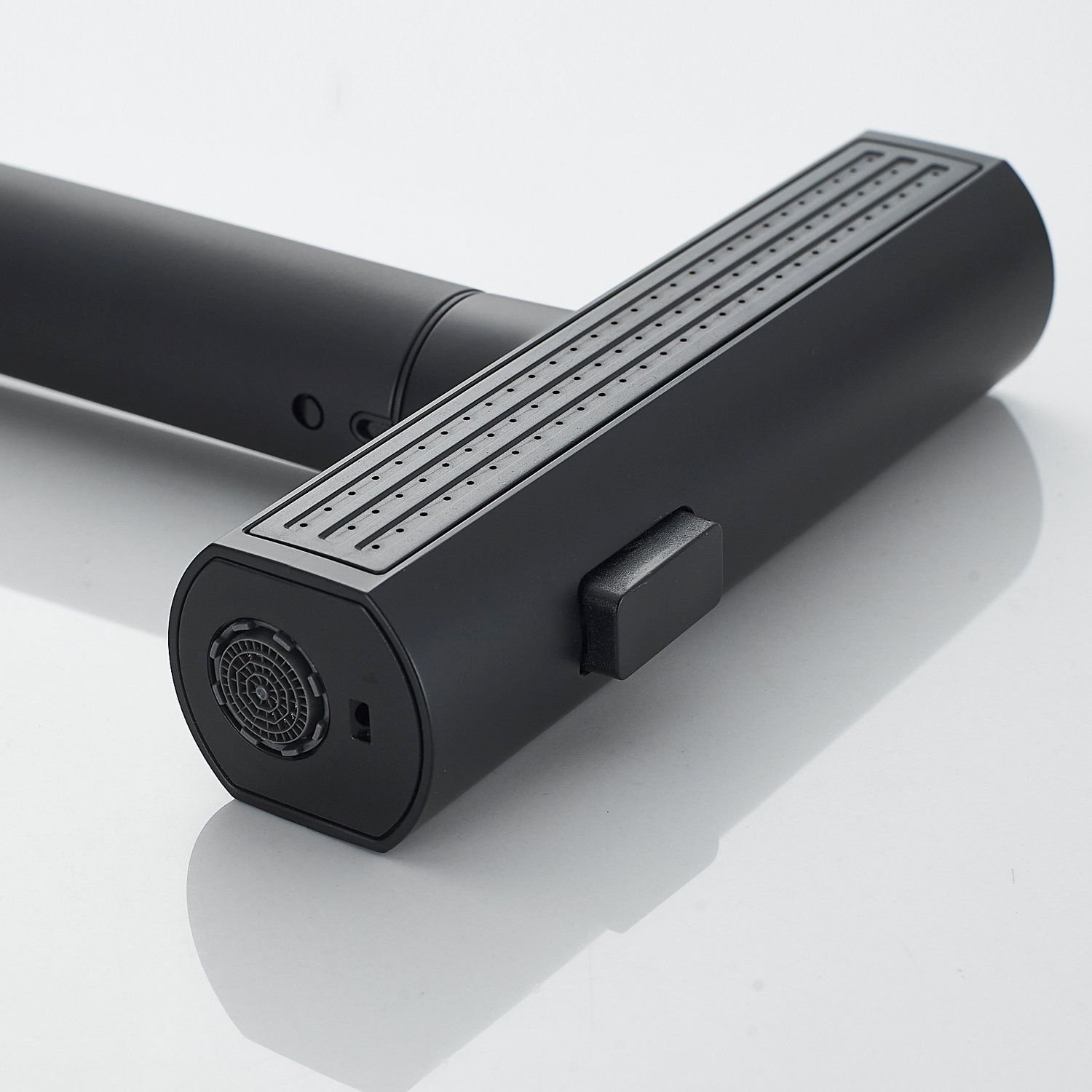 Смеситель для кухни с мультифункциональным изливом Shevanik (Шеваник) S263H, черный