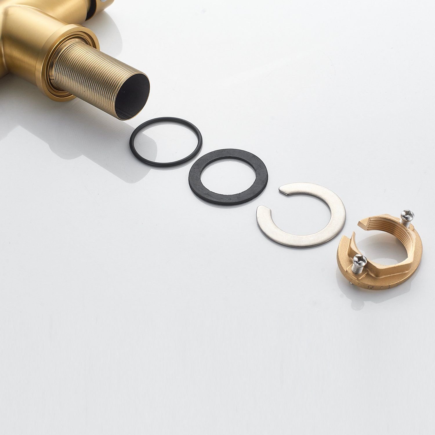 Смеситель для кухни с подключением фильтра Shevanik (Шеваник) S468G, золотой сатин