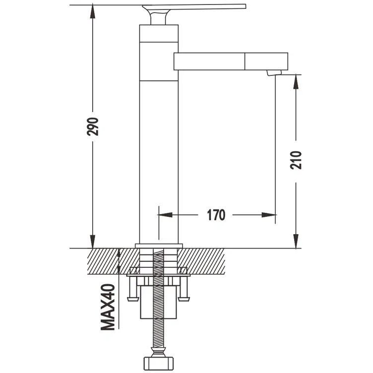 Смеситель для раковины с поворотным носиком Shevanik (Шеваник) S6611F, белый/хром