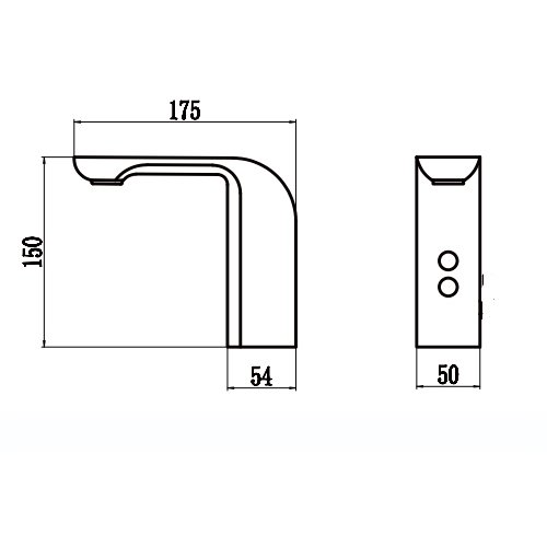 Смеситель сенсорный Savol (Савол) дивертор (AAA) приобретается отдельно (S-GY8895Q) графит
