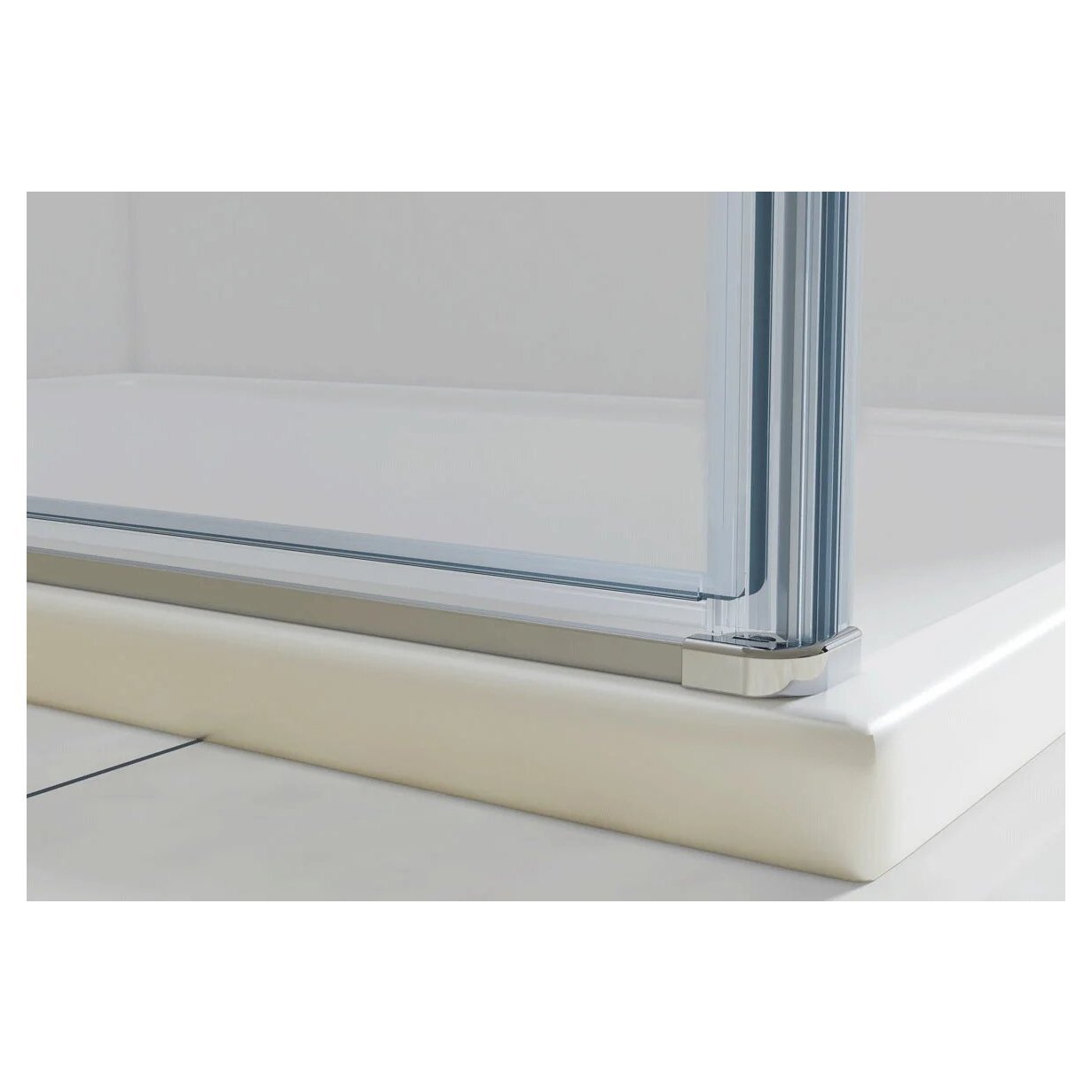 Душевой уголок Vincea (Винчея) Extra VSR-1E101190CL, 1000/1100х900 мм (габариты площадки) хром, стекло прозрачное