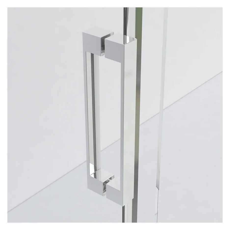 Душевой уголок Vincea (Винчея) Como VSR-1C9012CLB, 1200х900 мм (габариты площадки) черный, стекло прозрачное