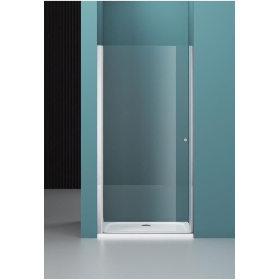 Душевая дверь BelBagno (Бельбагно) ETNA-B-1-80-C-Cr хром, стекло прозрачное 6 мм (800х1950)