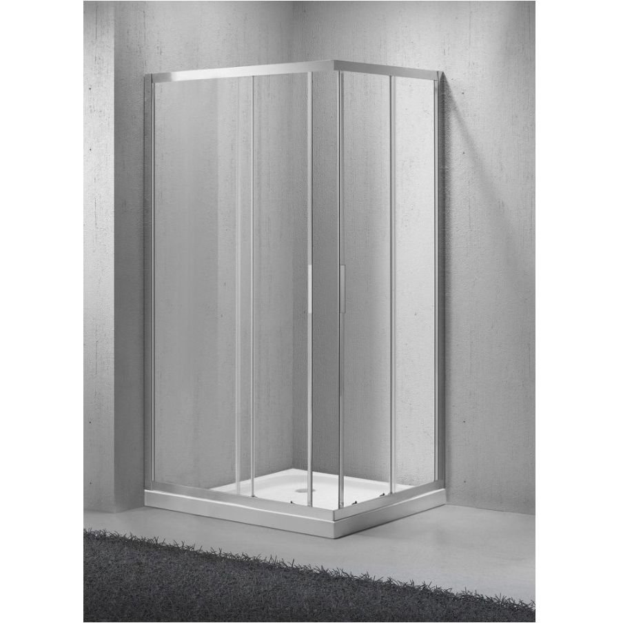 Душевой уголок BelBagno (Бельбагно) SELA-AH-2-120/90-C-Cr хром, стекло прозрачное 5 мм (1200х1900х900)