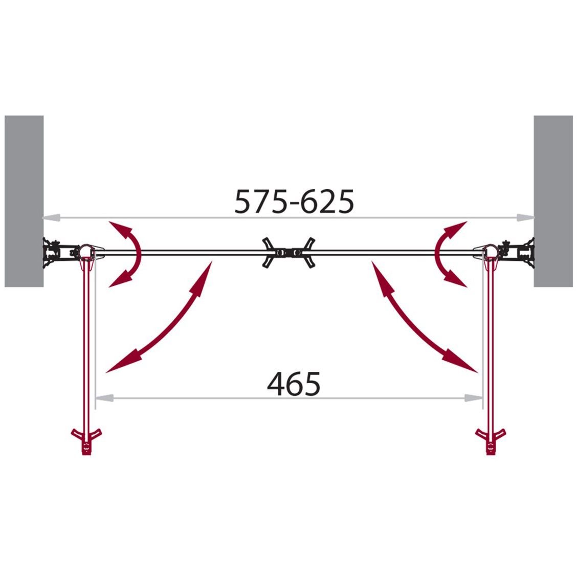 Душевая дверь BelBagno (Бельбагно) SELA-B-2-60-P-Cr хром, стекло рифленое 5 мм (1900х600)