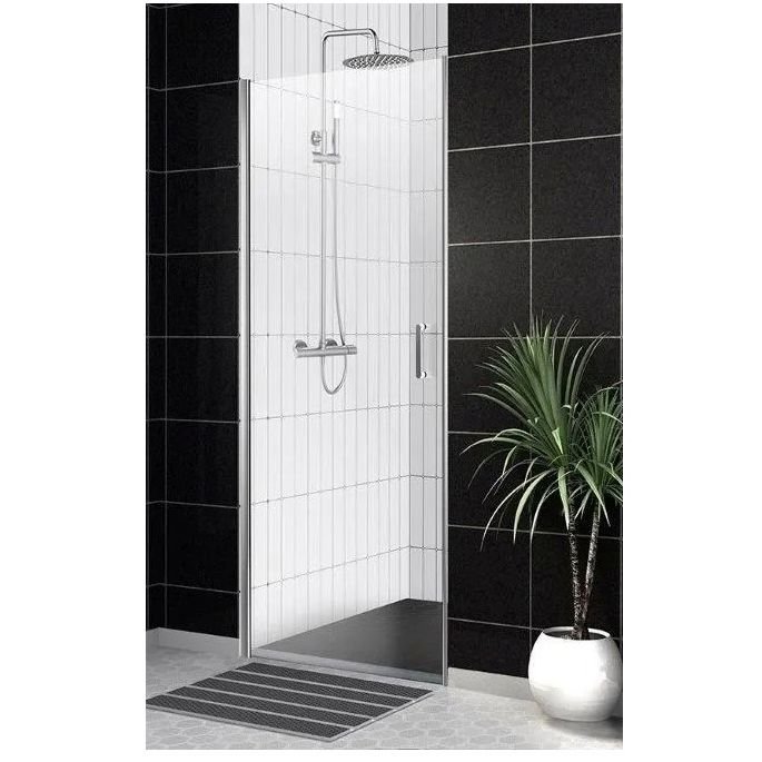 Душевая дверь BelBagno (Бельбагно) UNO-B-1-65-C-Cr хром, стекло прозрачное 5 мм (1900х650)