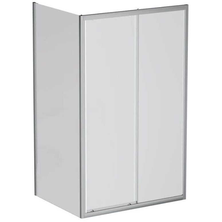 Душевой уголок BelBagno (Бельбагно) DUE-AH-1-120/80-C-CR хром, стекло прозрачное 5 мм (1200х1900х800)