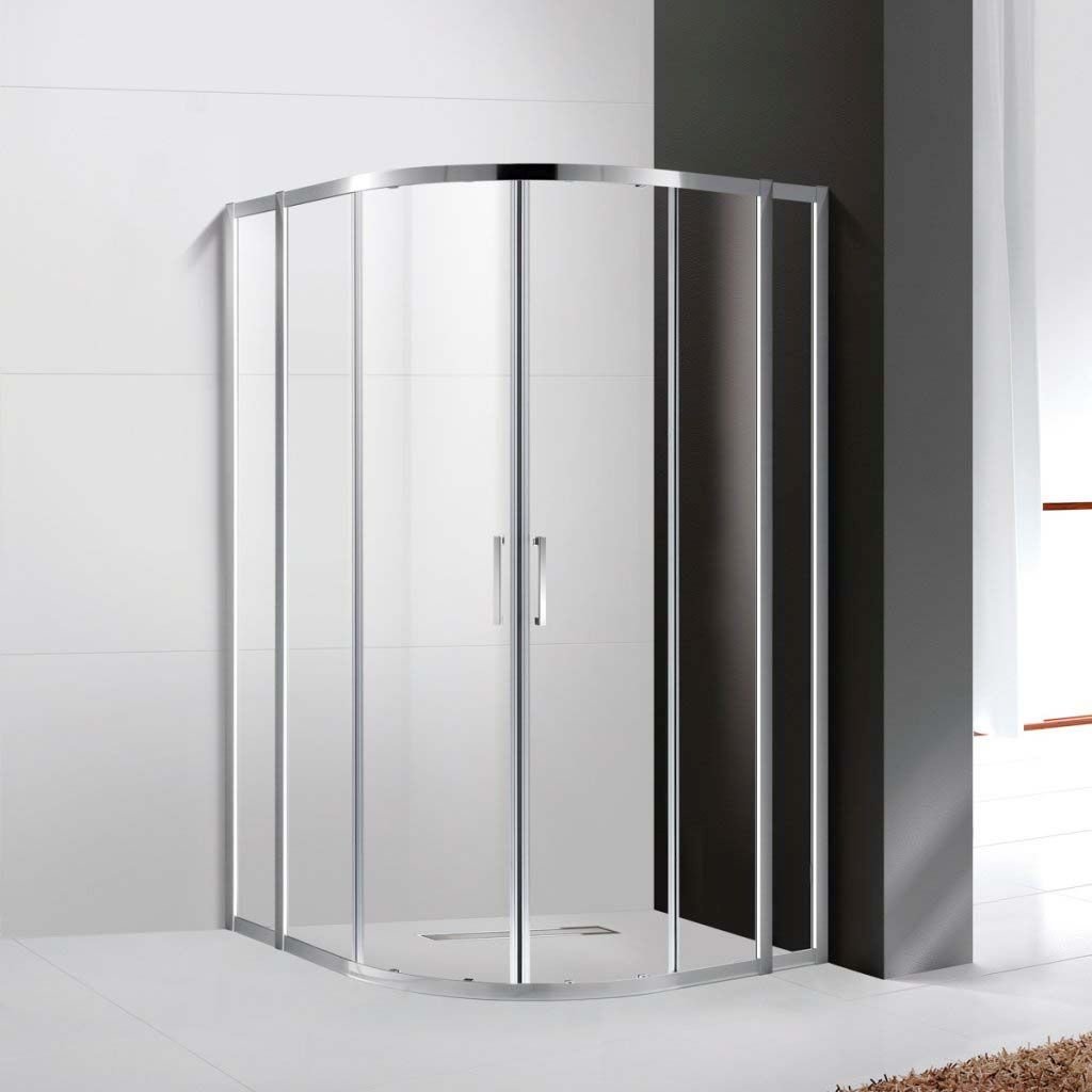 Душевой уголок Cezares (Цезарис) MOLVENO-R-22-90+20-C-Cr-IV цвет профиля хром, стекло прозрачное 6 мм 110х195х110 см