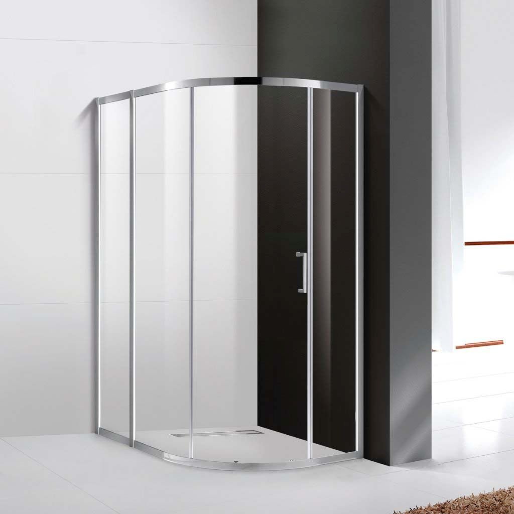 Душевой уголок Cezares (Цезарис) MOLVENO-RH-1-120/100-C-Cr-IV цвет профиля хром, стекло прозрачное 6 мм 120х195х100 см