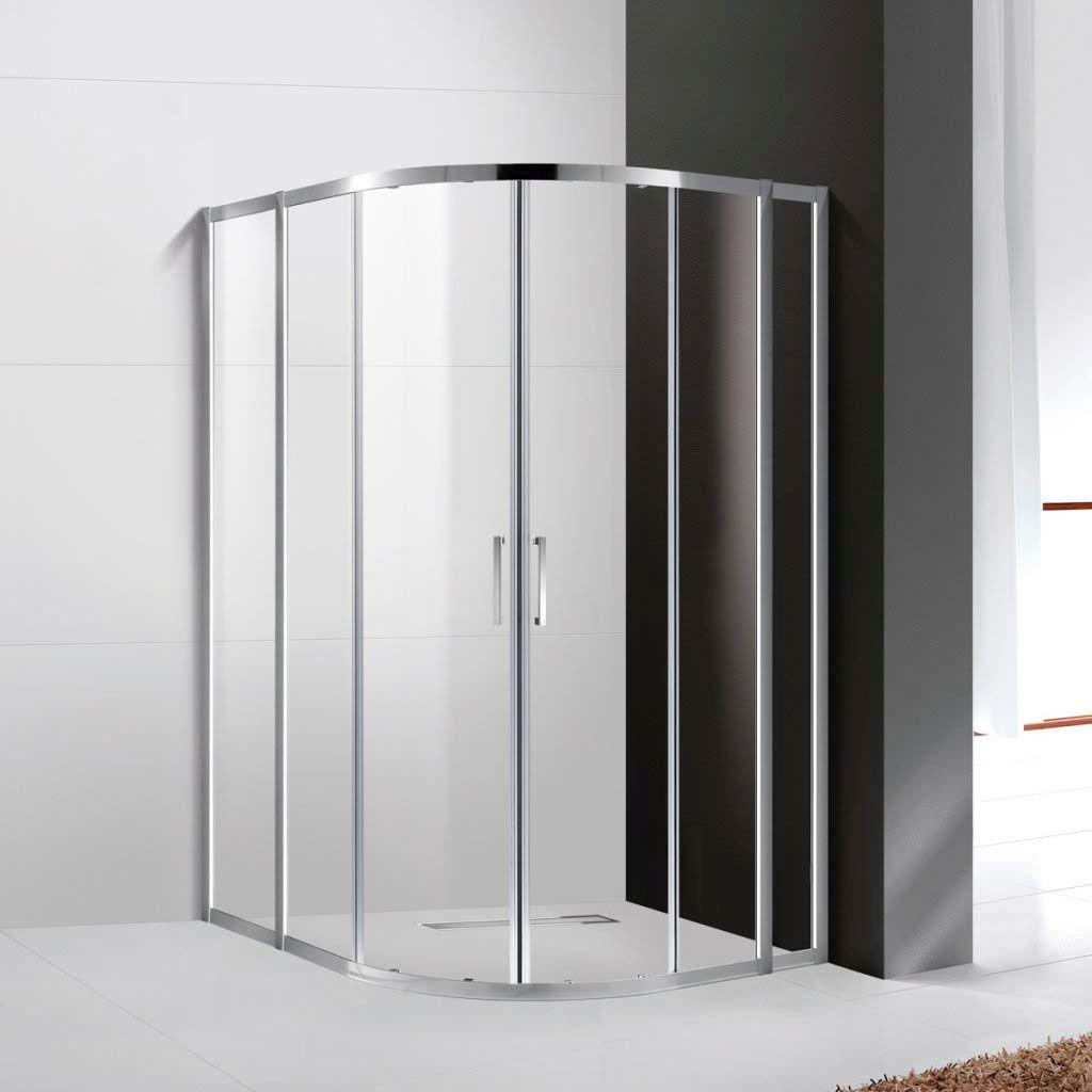 Душевой уголок Cezares (Цезарис) MOLVENO-RH-22-110/100-C-Cr-IV цвет профиля хром, стекло прозрачное 6 мм 110х195х100 см