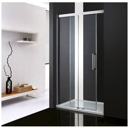 Душевая дверь Cezares (Цезарис) Premier-Soft-W-BF-1-130-C-Cr-IV, цвет профиля хром, стекло прозрачное 8 мм 200х130 см