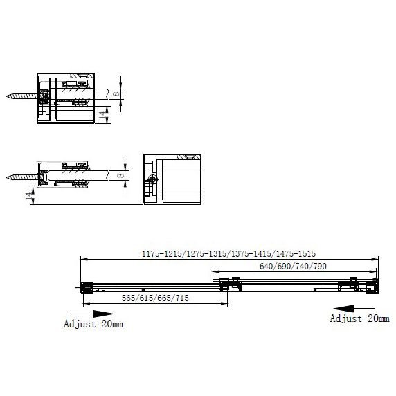 Душевая дверь Cezares (Цезарис) Premier-Soft-W-BF-1-150-C-Cr-IV, цвет профиля хром, стекло прозрачное 8 мм 200х150 см