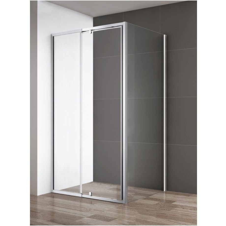 Душевой уголок Cezares (Цезарис) Variante-AH-1-100/110-100-C-Cr, цвет профиля хром, стекло прозрачное 6 мм 110х195х100 см