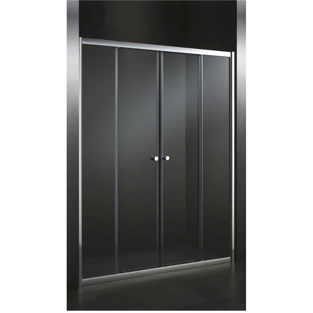 Душевая дверь Cezares (Цезарис) ANIMA-W-BF-2-160-C-Cr, цвет профиля хром, стекло прозрачное 6 мм 160х195 см