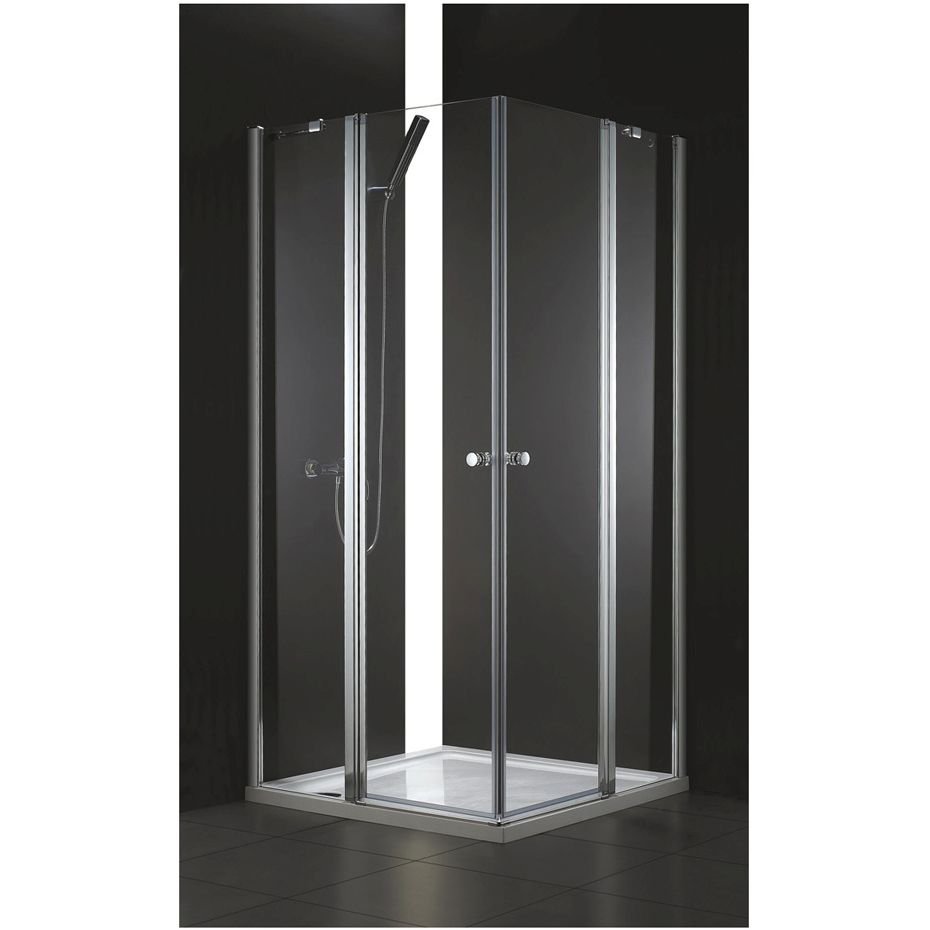 Душевой уголок Cezares (Цезарис) ELENA-W-A-22-90-C-Cr, цвет профиля хром, стекло прозрачное 6 мм 90х195х90 см