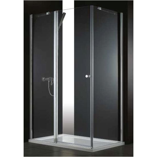 Душевой уголок Cezares (Цезарис) ELENA-W-AH-1-120/80-P-Cr-R, цвет профиля хром, стекло матовое 6 мм 120х195х80 см