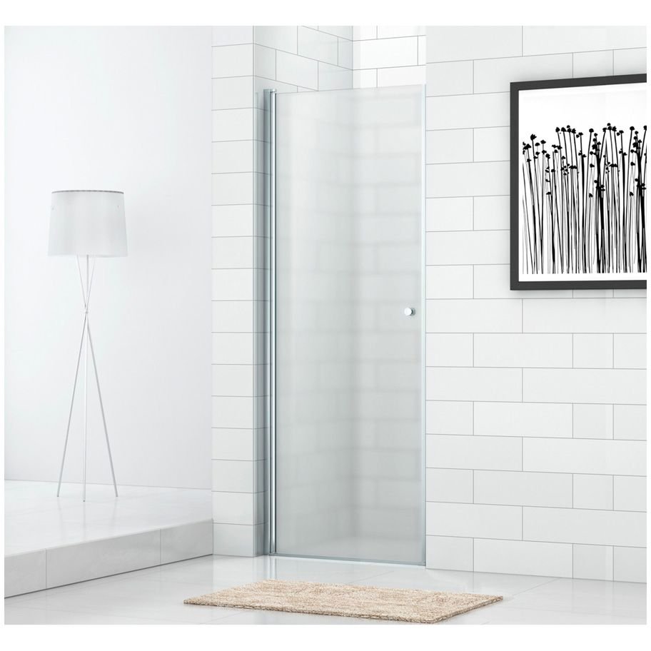 Душевая дверь Cezares (Цезарис) Eco-O-B-1-95-P-Cr, цвет профиля хром, стекло рифленое 6 мм 95х190 см