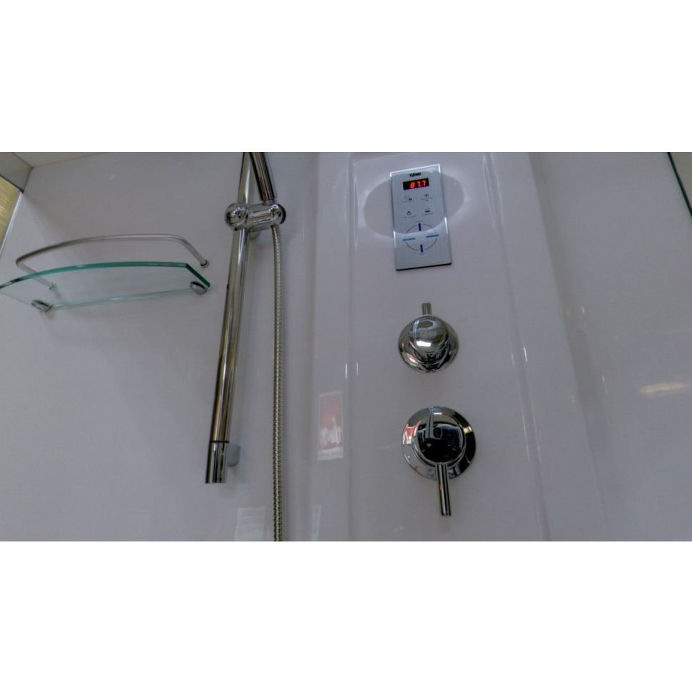 Душевая кабина Timo (Тимо) Lux T-7750 цвет профиля хром, стекло прозрачное 6 мм 150х220х90 см