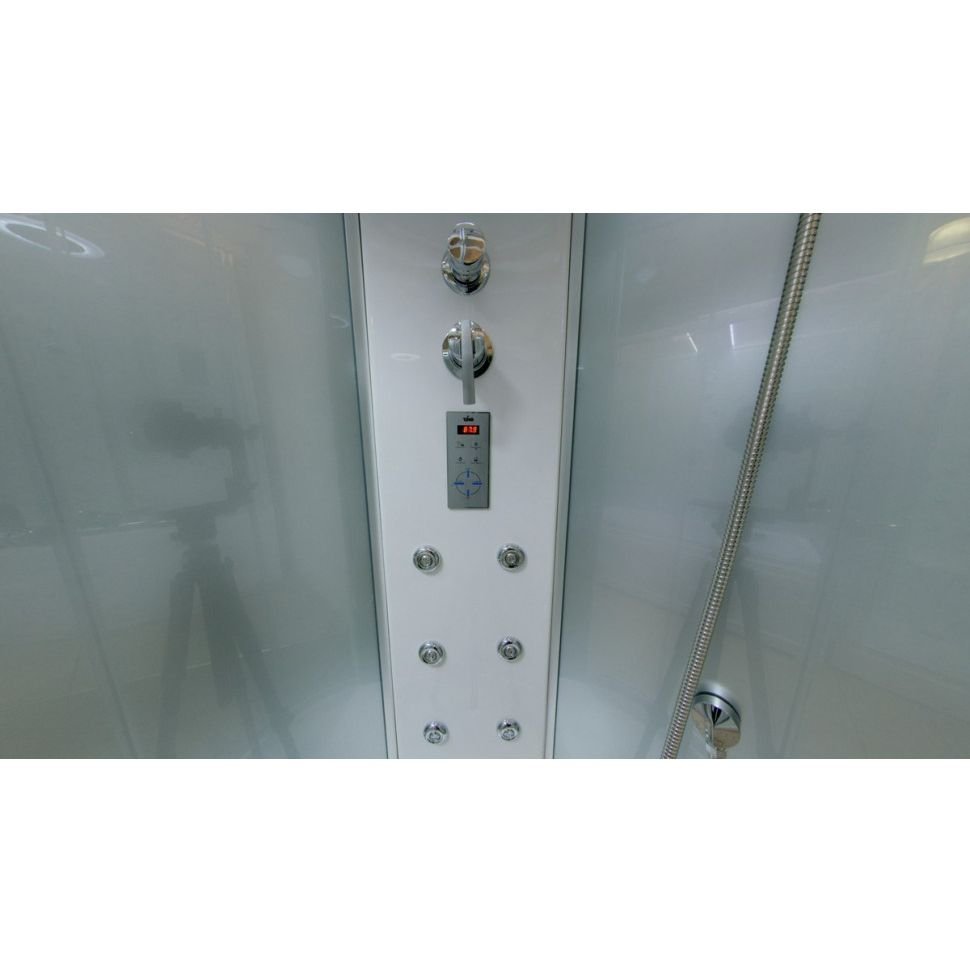 Душевая кабина Timo (Тимо) Lux TL-1502 цвет профиля хром, стекло прозрачное 6 мм 92х230х92 см