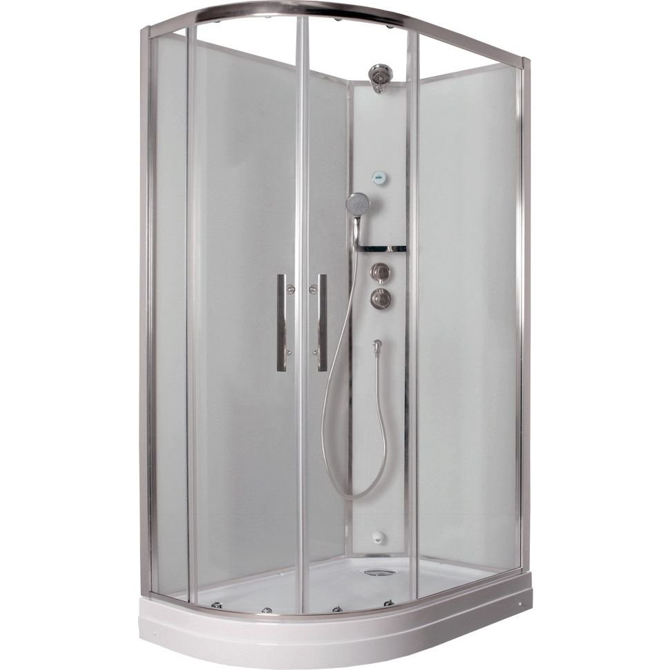 Душевая кабина Timo (Тимо) Ilma ILMA902R цвет профиля хром, стекло прозрачное 6 мм 120х222х80 см