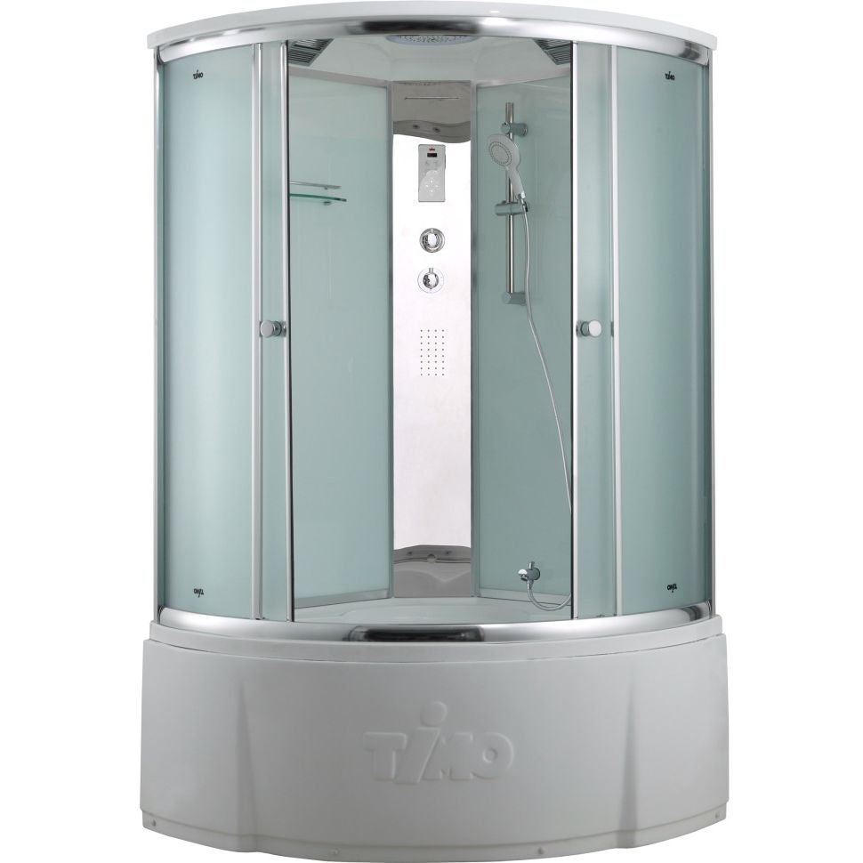 Душевая кабина Timo (Тимо) Comfort T-8835C Clean Glass цвет профиля хром, стекло прозрачное 6 мм 135х230х135 см